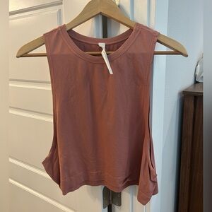 A by Avocado dusty pink tank top